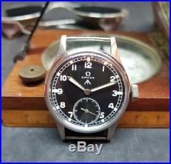Very Rare 1940's W. W. W. Omega Dirty Dozen Manual Cal30t2 Man's Watch Y8012