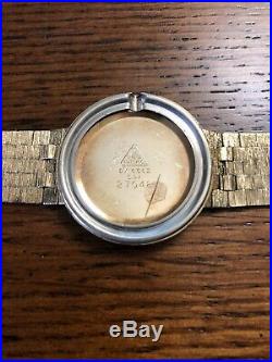 Very Rare Men's Vintage OMEGA 18K Yellow Gold Hand-Winding Watch 1956 Running
