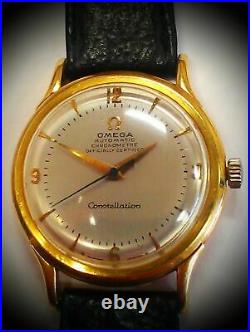 Very Rare! & Vintage! OMEGA Constellation 18K Solid Gold Watch