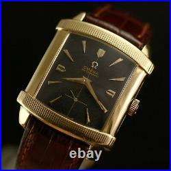 Very Rare Vintage Omega 14607, Museum Collection 18k Solid Gold Auto Mens Watch