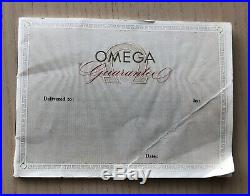 Very Rare Vintage Omega Blank Booklet For Speedmaster Ck2915 1957 Broad Arrow