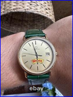Very Rare Vintage Omega Champagne Dial Welex Watch