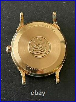 Very rare Vintage Omega constellation 18k solid rose gold step pie pan dial