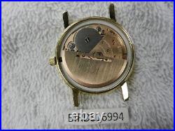 Vgc. Rare Vintage Mens Gold Plt. Omega Cal 1010 166.0202 Automatic Watch Date