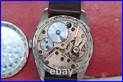 Vintag Omega 2900-4 Steel Wrist Watch Swiss Patina Dial Men's Cal 267 Rare / Box
