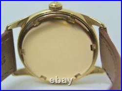 Vintage 14k Gold OMEGA Winding Watch Cal 410 Ref 2691 c. 1953 RARE SERVICED