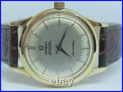 Vintage 14k OMEGA SEAMASTER CHRONOMETER Automatic Watch Ref 9082 Cal. 505 RARE