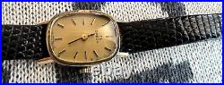 Vintage 14k Solid Gold Omega Case Ladies Manual Watch 17J WORKS GOOD RARE