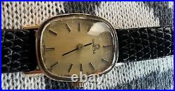 Vintage 14k Solid Gold Omega Case Ladies Manual Watch 17J WORKS GOOD RARE