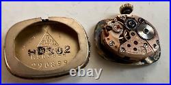 Vintage 14k Solid Gold Omega Case Ladies Manual Watch 17J WORKS GOOD RARE