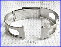 Vintage 18mm FS Very Rare New Old Stock Stainless Steel Men's Rally Watch Bangle