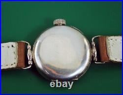 Vintage 1914 OMEGA WWI Military Watch 32.5mm Incredible Condition Super Rare