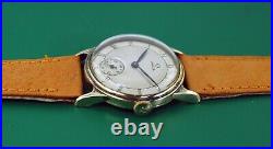 Vintage 1936 OMEGA 29mm Boy's Size Men's 14k Gold Filled Watch Super Rare