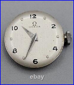 Vintage 1946 Omega Ladies Wind Watch Ref. 2326/7 Stainless Steel 20.5mm Rare