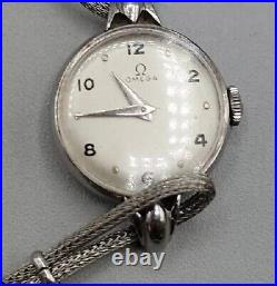 Vintage 1946 Omega Ladies Wind Watch Ref. 2326/7 Stainless Steel 20.5mm Rare