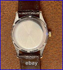 Vintage 1947 OMEGA wrist watch, s/steel with heavy gold capping Rare ref2581-1
