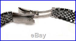 Vintage 1958 Omega Steel Automatic Seamaster Cal 501 Rare Beads Of Rice Bracelet