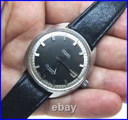 Vintage 1960's Omega Seamaster Cosmic Ref 166.026 Rare Gray Dial