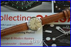 Vintage 1960s Omega Automatic Seamaster Watch RARE ONYX Dial Beautiful Original