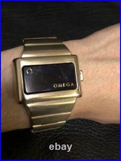 Vintage 1970's OMEGA TIME COMPUTER DIGITAL LED Wristwatch Rare