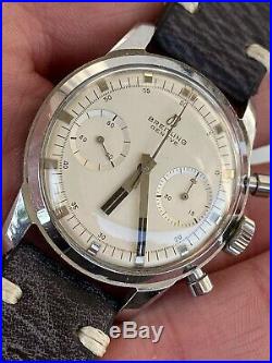 Vintage Chronograph Breitling 1191 Venus Movement Watch Orologio Top Rare