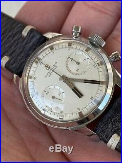 Vintage Chronograph Breitling 1191 Venus Movement Watch Orologio Top Rare
