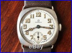 Vintage Gents Omega Mechanical Trench Watch RARE