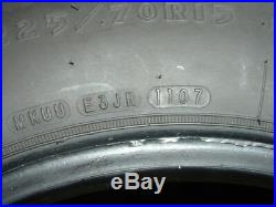 Vintage Goodyear Eagle GT II 11 225 70 15 Pair Radial Tire mag wheel Camaro Nova
