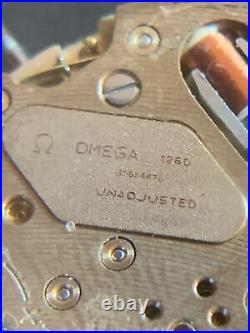 Vintage Mens Omega f300 Chronometer Cal 1260 Rare Dial and Movement