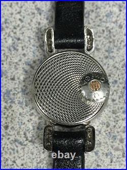 Vintage OMEGA 14K Gold 30 Diamond Watch Rare Concealed Backwind 4x (Serviced)