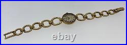 Vintage OMEGA 18K Gold Ladies Watch 18k Gold Band WithpapersRARE AND UNUSUAL