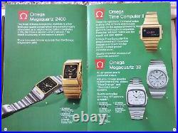 Vintage OMEGA 1975 Collection Watch Catalogue Very Rare & Highly Collectable