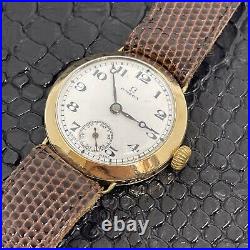 Vintage OMEGA 1985 gold plated 15 Jewels Excellent Condition Works Perfect RARE