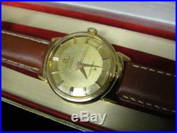 Vintage OMEGA Constellation DELUXE 1960, s Automatic 18Kt Pie Pan Watch-RARE LUGS