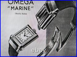 Vintage OMEGA Marine rare waterproof 1930's 19.4. T2 movement, seamaster