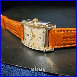 Vintage OMEGA Scarce Reference N6244 tank style wrist watch serviced & Running
