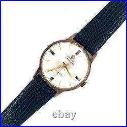 Vintage OMEGA Seamaster Incabloc 18K GP Swiss Watch Works Rare 40s Authentic