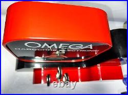 Vintage OMEGA Watch Jewelry Store Display Sign Hardcore Electronic F 300 RARE