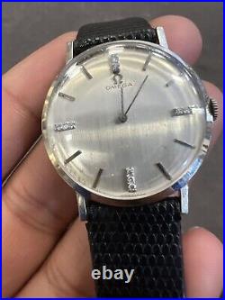Vintage Omega 14k Gold & Diamond Watch Cal 620 RARE watch