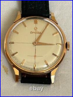 Vintage Omega 18K Solid Rose Gold Manual 37mm Case-Super rare Vintage Omega 18K Solid Rose Gold Manual 37mm Case-Super rare