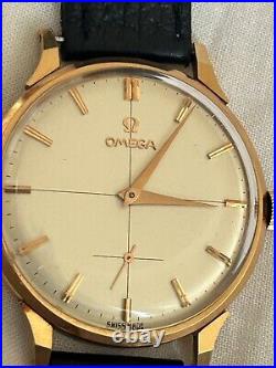 Vintage Omega 18K Solid Rose Gold Manual 37mm Case-Super rare Vintage Omega 18K Solid Rose Gold Manual 37mm Case-Super rare