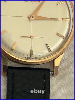 Vintage Omega 18K Solid Rose Gold Manual 37mm Case-Super rare Vintage Omega 18K Solid Rose Gold Manual 37mm Case-Super rare