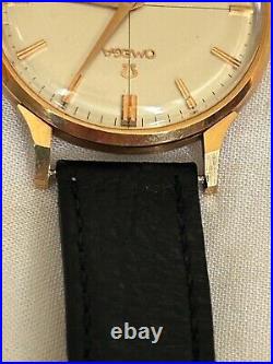 Vintage Omega 18K Solid Rose Gold Manual 37mm Case-Super rare Vintage Omega 18K Solid Rose Gold Manual 37mm Case-Super rare