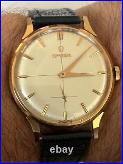 Vintage Omega 18K Solid Rose Gold Manual 37mm Case-Super rare Vintage Omega 18K Solid Rose Gold Manual 37mm Case-Super rare