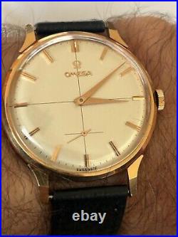 Vintage Omega 18K Solid Rose Gold Manual 37mm Case-Super rare Vintage Omega 18K Solid Rose Gold Manual 37mm Case-Super rare