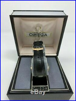 Vintage Omega 563 Date Automatic Men's Watch 10k Gf Runs Great Rare Box & Papers