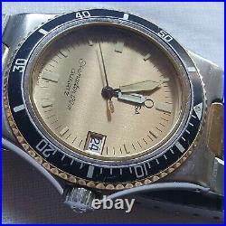 Vintage Omega CALYPSO Seamaster 120m Quartz Men's Watch Rare to Find