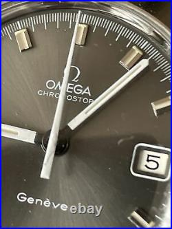 Vintage Omega Chronostop Geneve Jumbo Mens Watch Rare