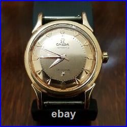 Vintage Omega Constellation Pie Pan Deluxe, Extremely Rare, Solid Rose Gold 18kt