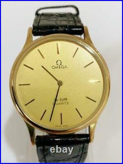 Vintage Omega De Ville Rare Collectable Men's Watch Quartz Used from Japan